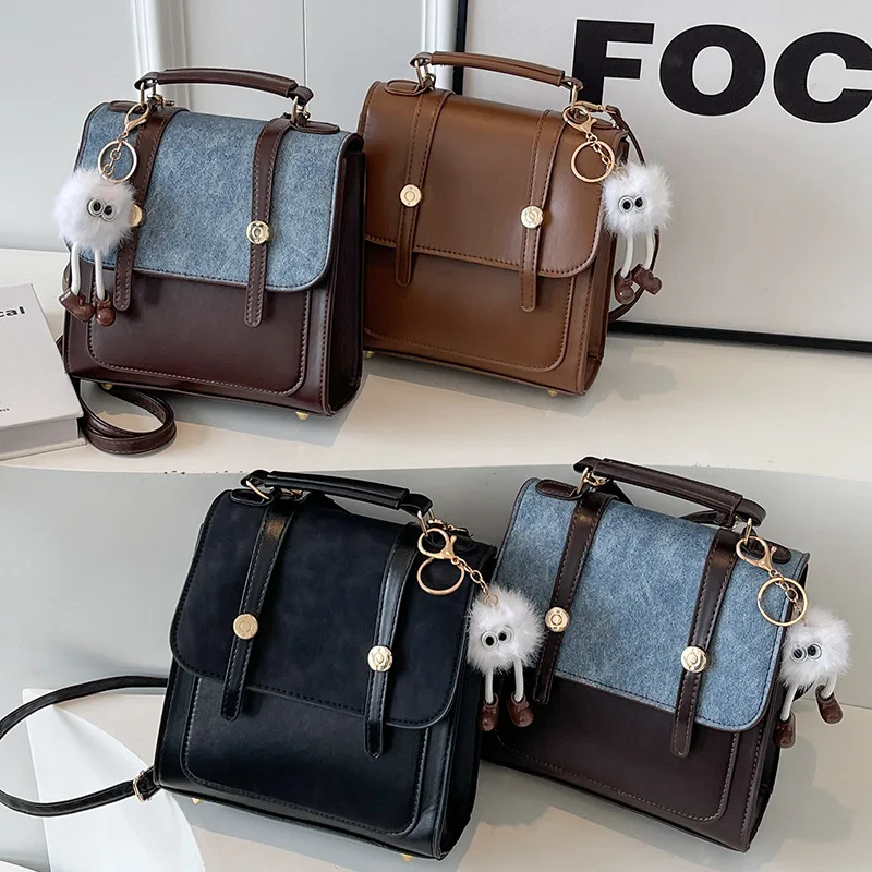 

2025 New Vintage Backpack for Women, Multi-Way Shoulder Crossbody Purse, Teen Student College Daypack, Spacious & Durable