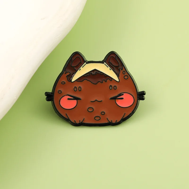 دبابيس الكرتون الغذاء الحيوان المينا دبابيس لعوب ديكور للسترات أكياس الزي غير الرسمي المرأة حقيبة سحر الأزياء والمجوهرات الإكسسوار