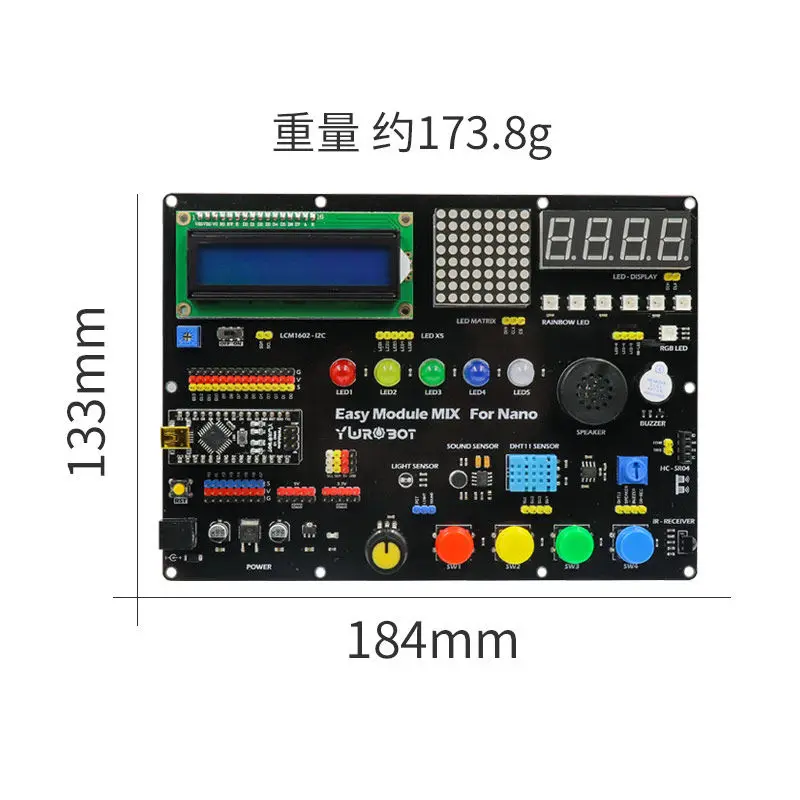 Arduino Nano All-in-One Expansion Board Compatible with Nano V4