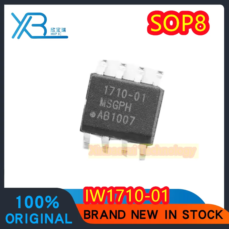 

(5/10pieces) IW1710-01 IW1710 1710-01 SOP8 LED power driver chip 100% brand new and original Electronics