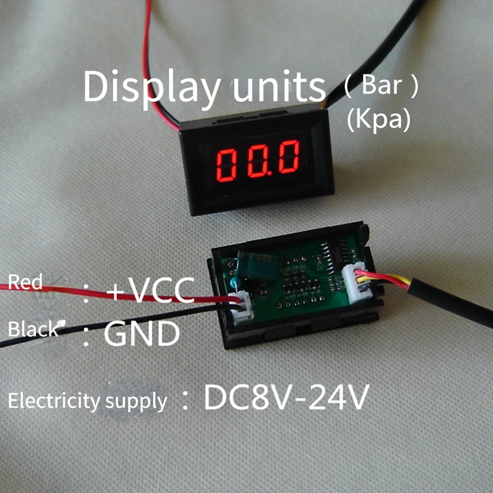 Digital Pressure Gauge Small Panel Mounting Pressure Gauge Accu Pneumatic Shock Absorber Digital Pressure