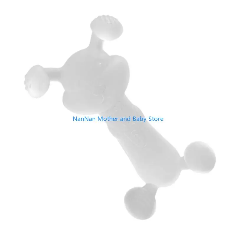 

Silicone Rabbit Teether Safe & Easy to Grip Teething Toy for Teething Babies