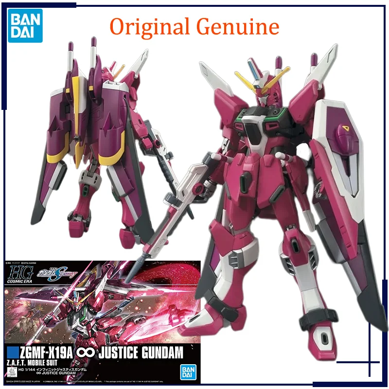 

Оригинальная Подлинная модель HGCE 1/144 семян ZGMF-X19A INFINITE справедливость GUNDAM Bandai Аниме игрушки экшн-фигурки подарки коллекционные