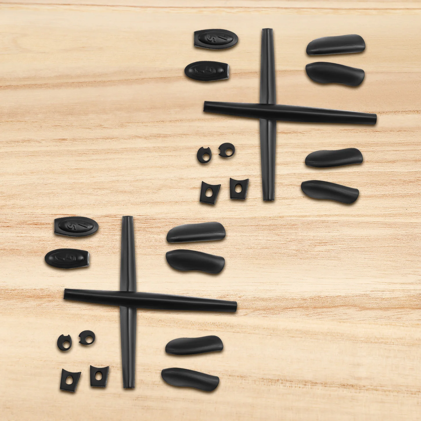 Replacement Rubber Kit Ear Socks Nose Pads Pieces for Oakley X Squared OO6011 Sunglasses