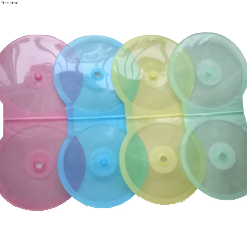 1PC Storage Box 12.5CM Transparent Plastic Round Disc Case CD Case Thickened CD DVD Disc Box