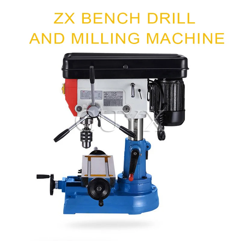 Small Metal Drilling And Milling Machine Woodworking DIY All Copper Wire Vertical Cutting Lathe Drilling And Milling Machine