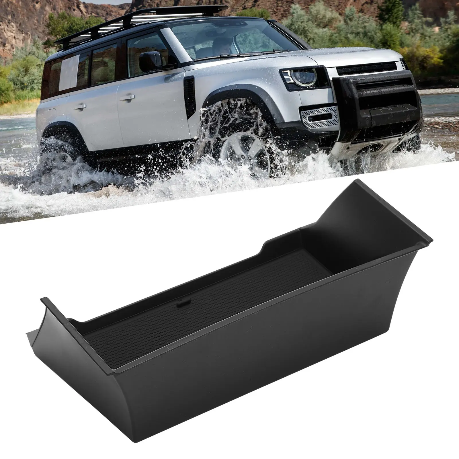 

Car Central Console Storage Box Interior Replacement for Land Rover Defender 110 2020‑2021