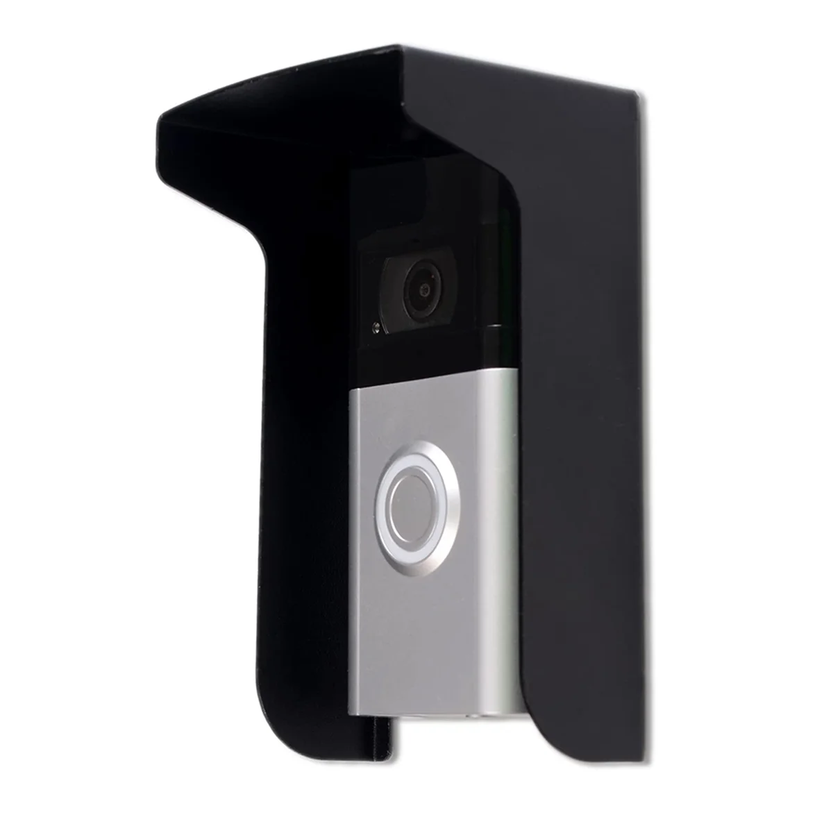 Doorbell Rain Cover Anti-Theft Doorbell Door Bracket Non-Drilling Mounting Bracket for Video Doorbell Cover Bracket