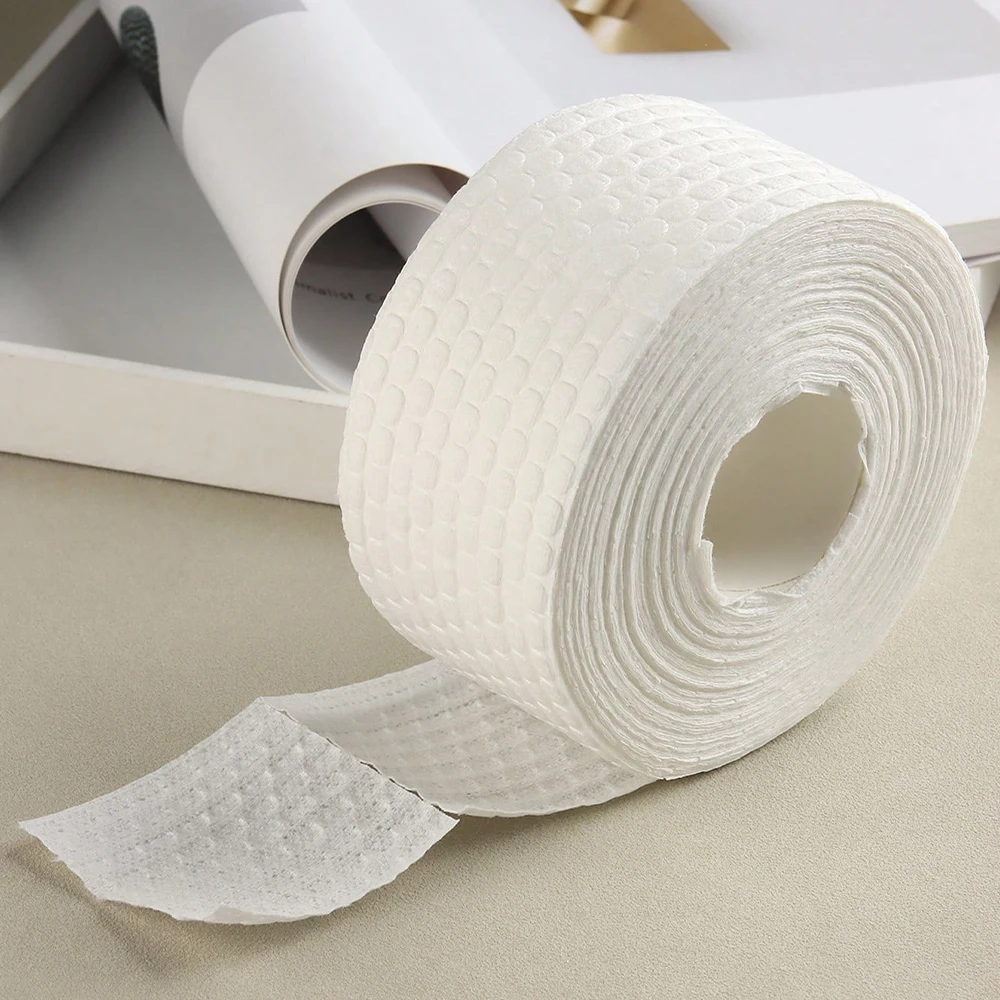 1000Pcs/Roll Nail Cotton Wipes UV Gel Nail Tips Polish Remover Cleaner Lint Paper Pad Soak Nail Art Cleaning Manicure Tool