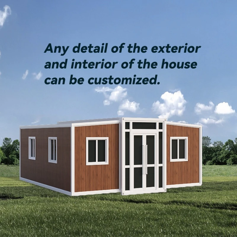 Customized Villa Container House Expandable Container House Summerhouses Prefabricated Folding Portable Mobile Container House