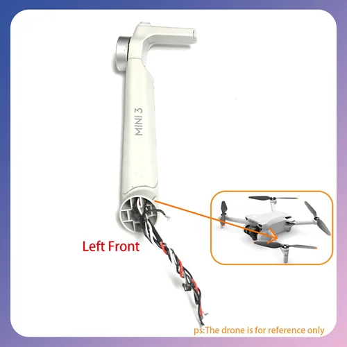 Imagen 2 del producto Dron Mini3 Original con mecanismo deslizante de rotación del brazo eléctrico delantero, trasero, izquierdo y derecho, adecuado para mantenimiento de piezas de aviones DJI