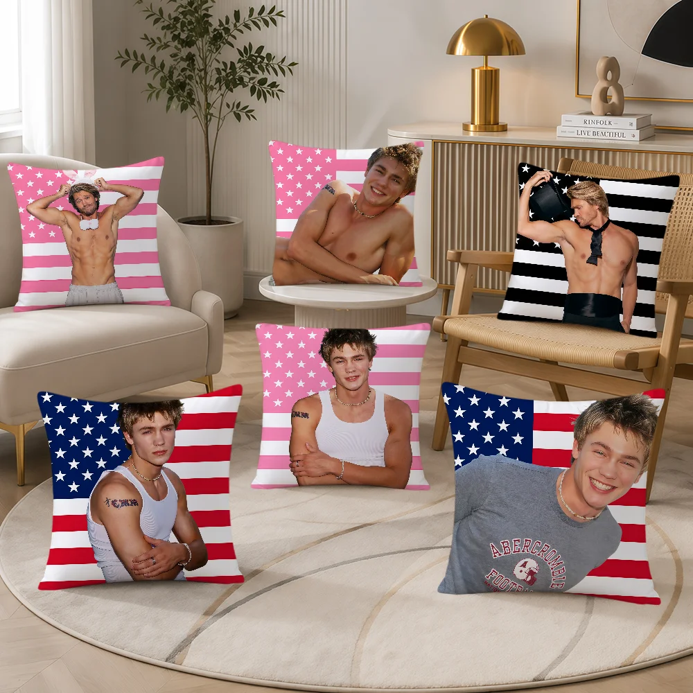 Actor C-Chad Michael Murray Cushion Cover Soft Pillowcase Sofa Living Room Home Decor Protective Covers Party Hogar Pillowcover