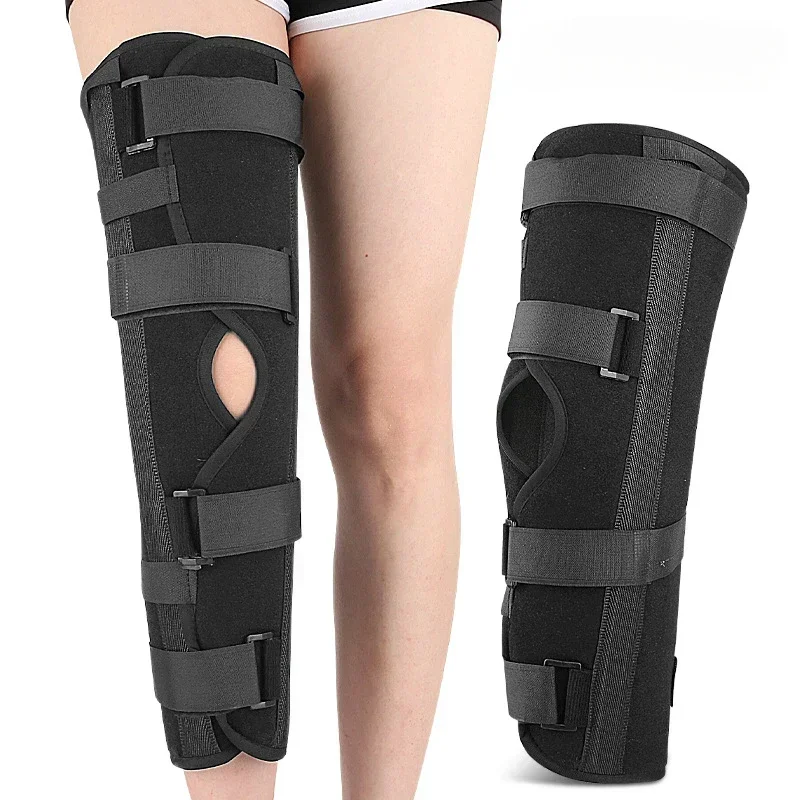Customizable 1Pcs Knee Brace Support Pad Protective Gear Adjustable Knee Splint Sleeve Wrap Stabilizer Fracture Sprain