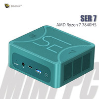 Beelink SER7 Gaming Mini Pc AMD Ryzen 7 7840HS 32GB DDR5 1TB SSD WIFI6 BT5.2 DP LAN Games Desktop Computer Laptop Office Home