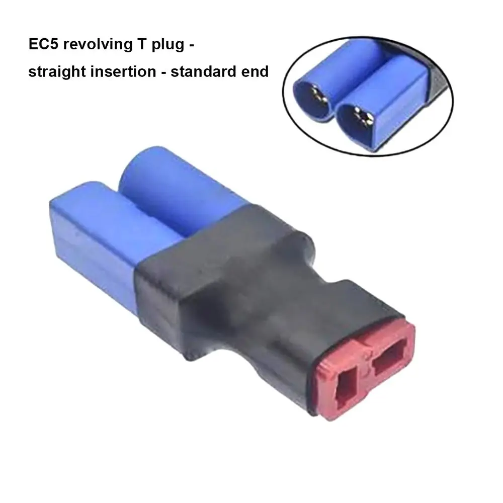محول متعدد الوظائف XT60 إلى T Plug Model XT90 EC3 بطارية طائرة بلاستيكية دوارة 14AWG لـ 2 قطعة