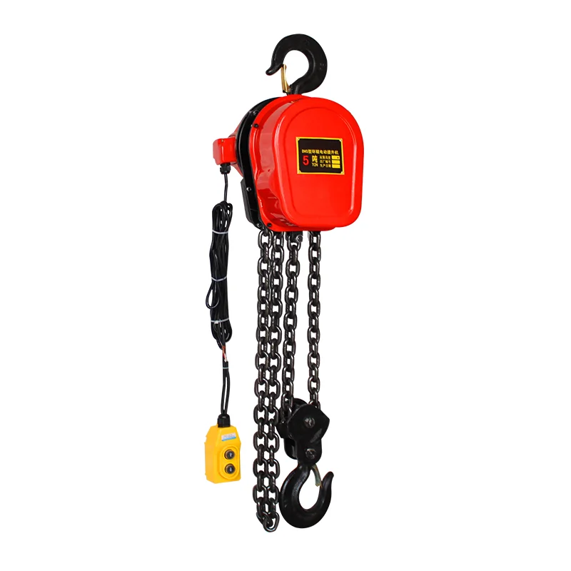 1000Kg DHS miniature electric hoist crane bridge garage winch remote control automatic lifting chain