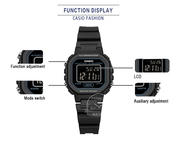 Casio Watch for Men Top Luxur Set Military LED Sport Quartz Men Watch Relogio LA-20WH-1A