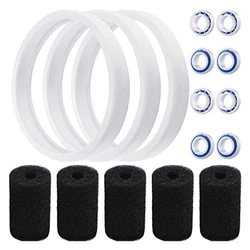 Pool Cleaner Kit For Polaris 180,280,Et,Include C60/C-60 Bearings,C-10/C10 Tire For Polaris 360/380,9-100-3105 Scrubbers