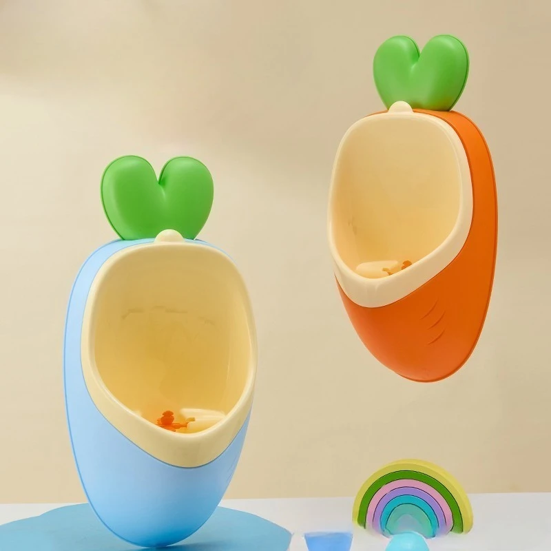 Cute Cartoon Design Boys Toilet Potty Training Urinal Wall-Hung Urinal Daily Training Use Boys Stand Vertical Pee Urinal Trainer