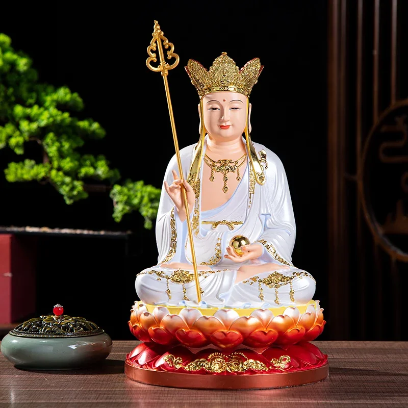 Imagem -02 - Mobiliário Doméstico de Estátuas de Buda Artesanato em Resina Decoração de Casa Itens Decorativos de Feng Shui por Rei do Tibete Bodhisattva