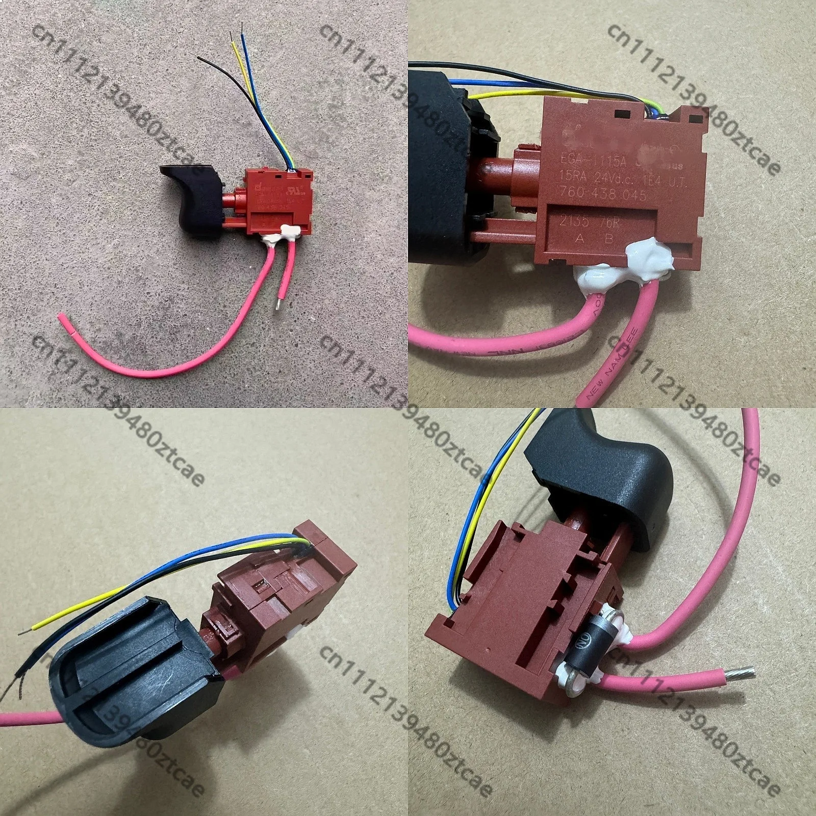 12V/18V Cordless Impact Driver Switch Replacement for Brushless Tools