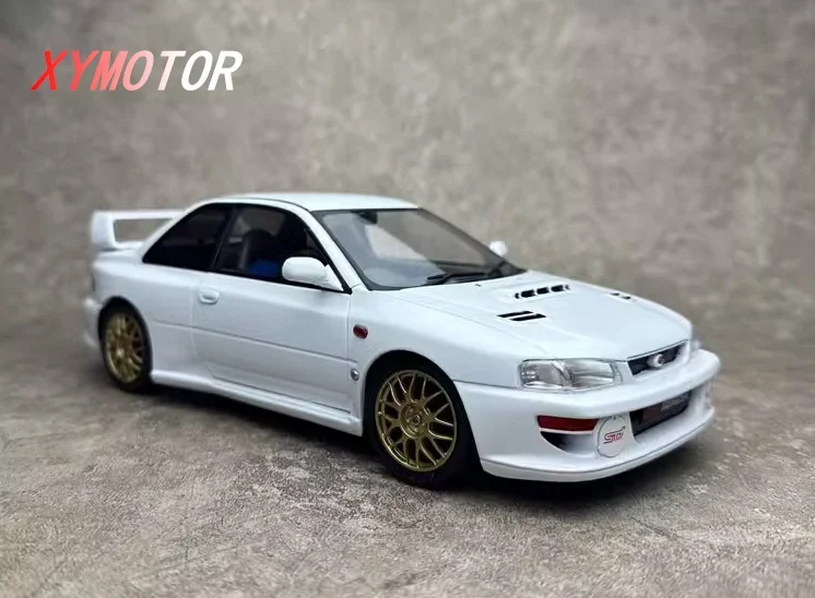 Solido S 1/18 For SUBARU IMPREZA 22B 1998 Alloy Diecast Model Car White Hobby Display Collection Metal,Plastic,Rubber Kids Gifts