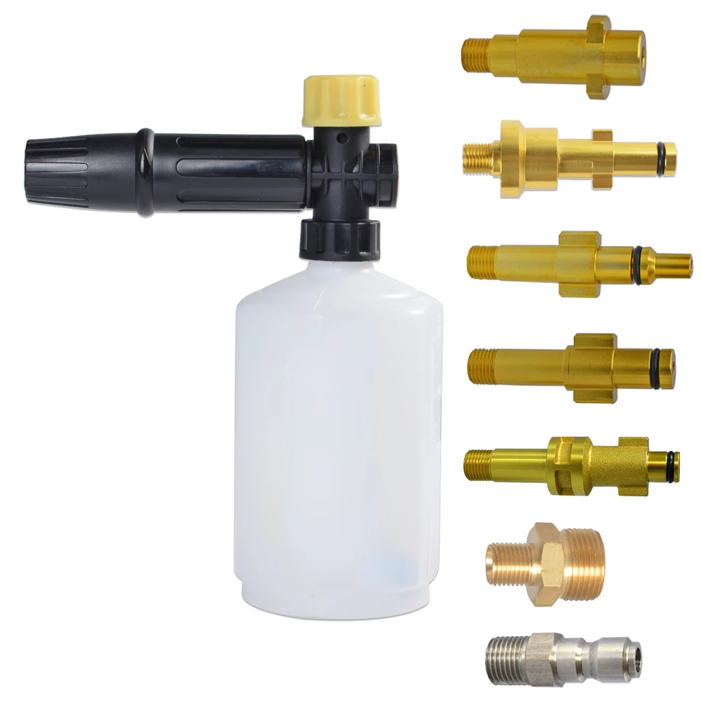 Pressure Washer Snow Foam Lance Foam Nozzle Foam Cannon Soap Gun for Ryobi Karcher Huter Makita High Pressure Cleaner