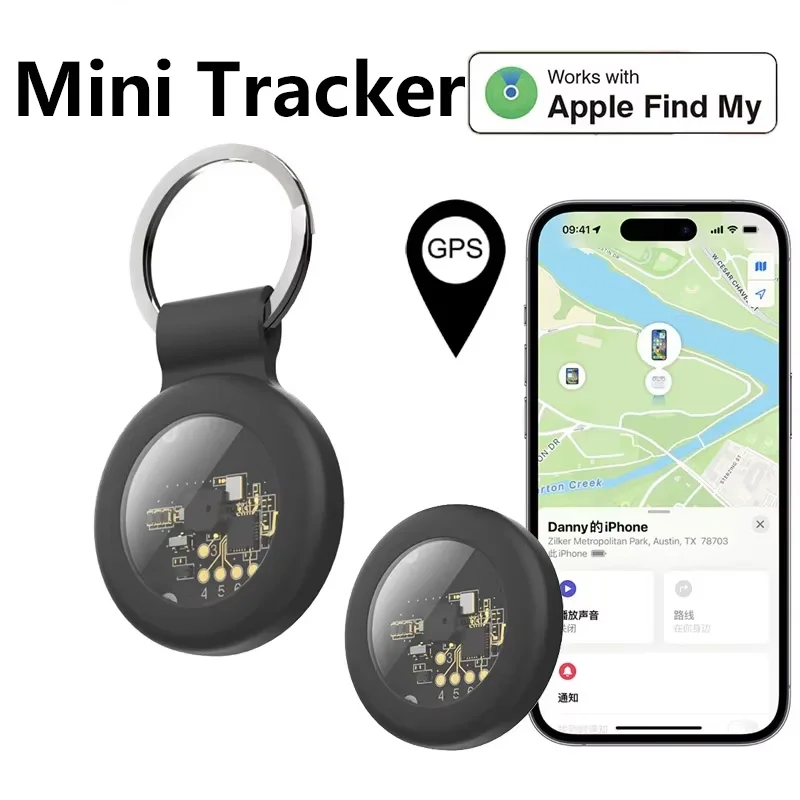 

Mini Tracker Elderly Kid Pets Locator Key Wallet Anti Loss Device Car GPS Global Positioning Search Tracker For Apple Find My
