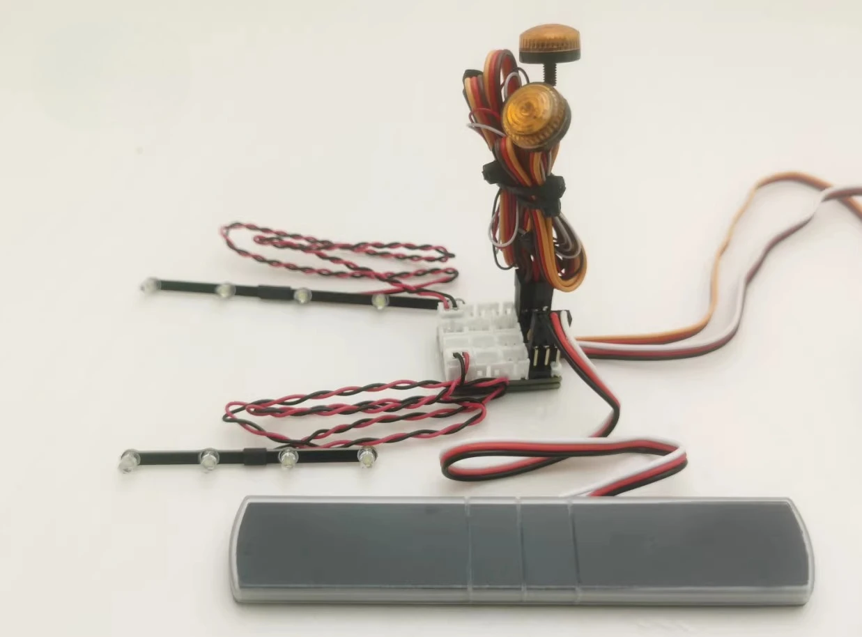 Tamiya MFC-03 56371 وحدة تحكم مع نظام صوت خفيف لـ Scania R620 56348 1/14 مقياس مركبة يتم التحكم بها عن بُعد جرار مقطورة ​