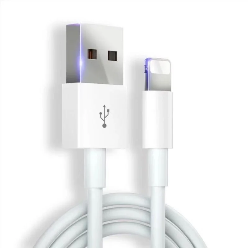 USB Cable for IPhone 5 6 7 8 Plus IPad Mini Air Ipod Touch 2A Fast Charging Cord Mobile Phone Charger Data Wire 1M