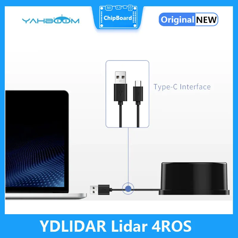 YDLIDAR Lidar,4ROS TOF,30M Range Anti-glare 100KLux,Support ROS ROS2 Raspberry Pi Jetson Indoor Outdoor