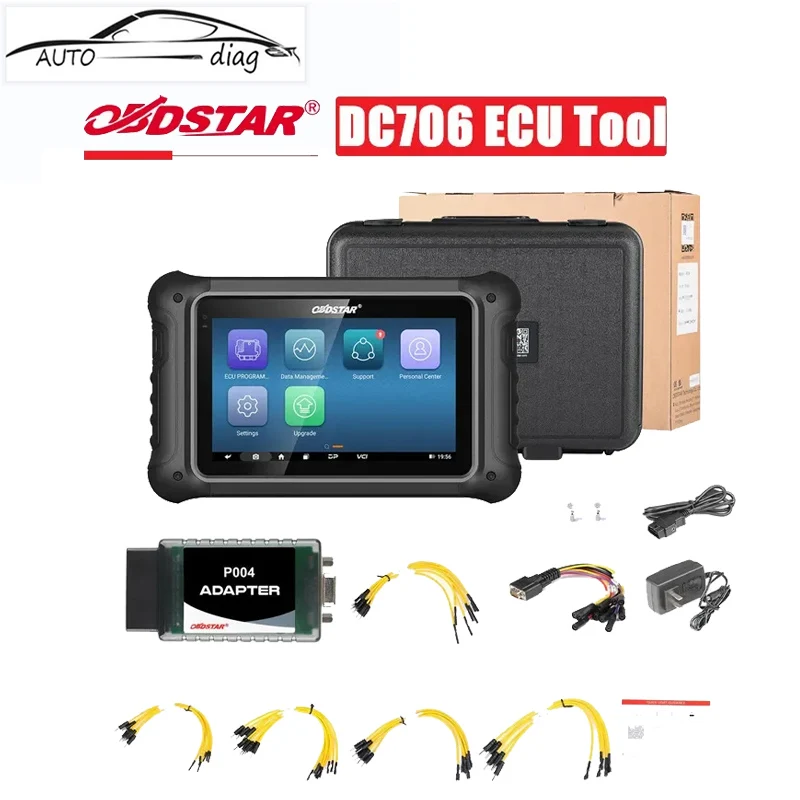 

Original OBDSTAR DC706 ECU Tool Full Version for ECM /TCM/ BODY/Clone by OBD or BENCH for Car and Motorcycle Plus P003