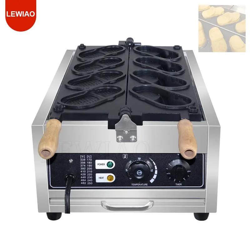 صانع الوافل على شكل كروكس من الفولاذ المقاوم للصدأ - تصميم غير لاصق بفتحة ثلاثية الأبعاد حديد الوافل للأطفال نمط حذاء مضحك فطيرة بيكر