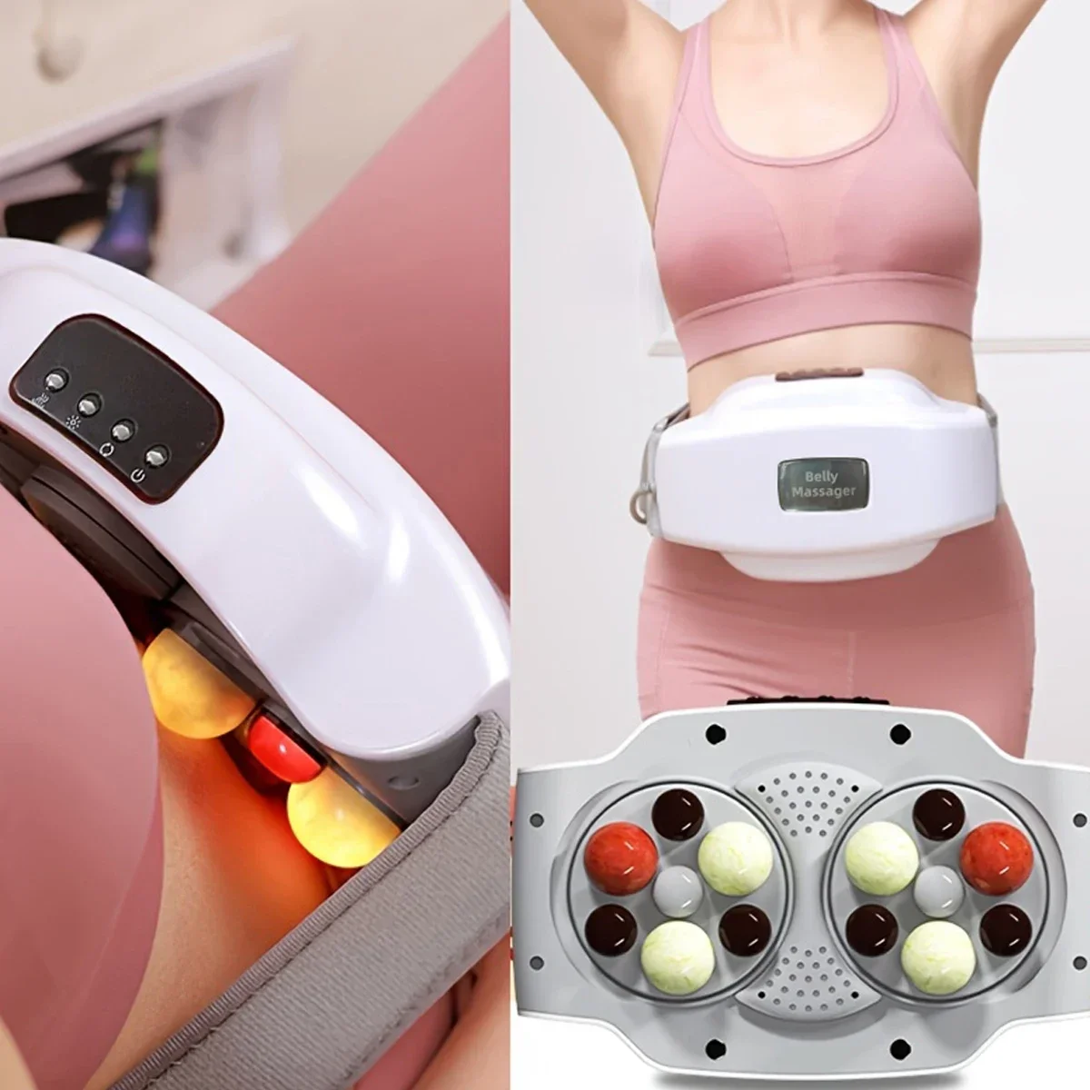 Multi functional Bian Shi Rubbing Belly Instrument Rubbing Belly Divine Tool Abdominal Massager Warming Palace, Stomach, and Sto