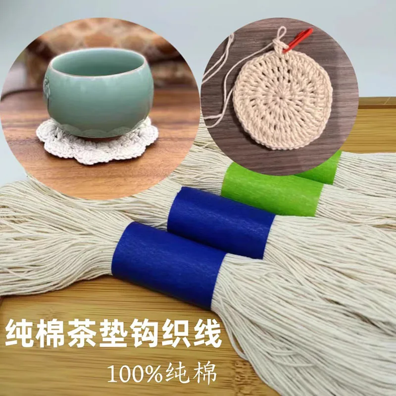 

4PCS Sashiko Thread 4-Ply 120m, 100% Cotton Embroidery Thread for Hand Stitching, Coasters, Crochet & DIY Home Decor