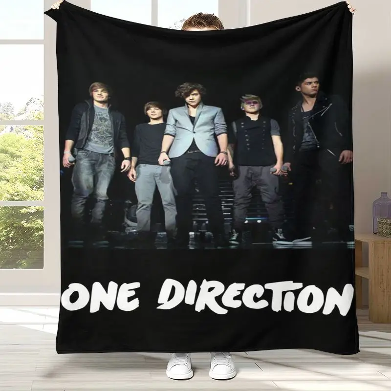 1D One D-Direction Boy Band Soft Flannel Blanket,Cozy Warm Throw Blanket for Bed,Sofa,Living Room,Picnic,Camping,Home Decor,Gift