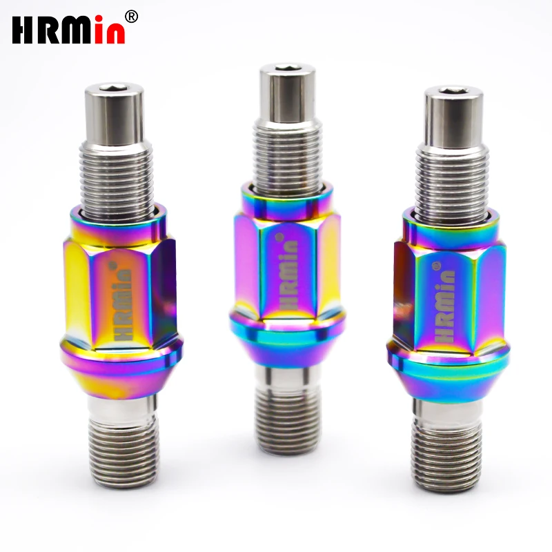 HRMin stud kits Gr.5 titanium 20pcs wheel stud M14*1.25*78mm with 20pcs titanium nut M14*1.25*35mm for BMW MINI Rolls-royces