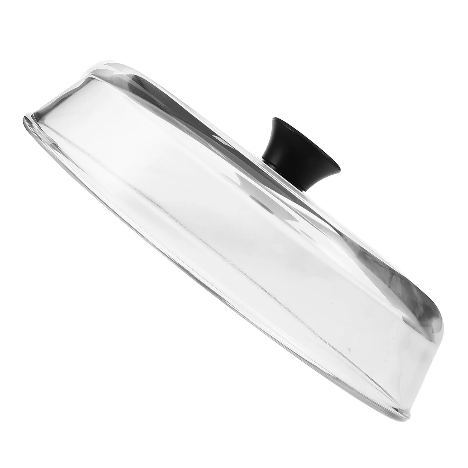 Microwave Food Cover Borosilicate Glass Splash Proof Lid 400C Heat Resistant Clear Visibility Anti Splatters for Kitchen Cooking