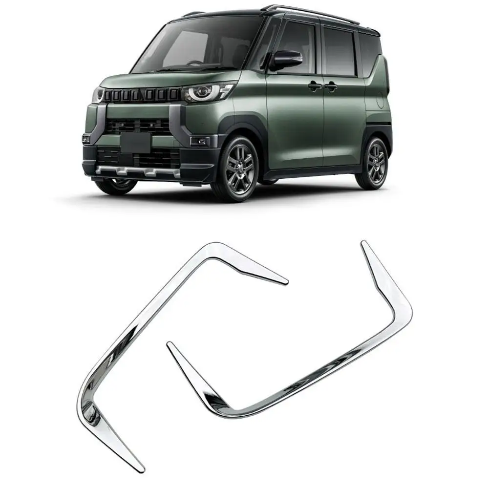 

For Mitsubishi Delica Mini 2023 ABS Rear Reflector Styling Bezel Trim Cover Frame Lamp Garnish Light Fog D2M8