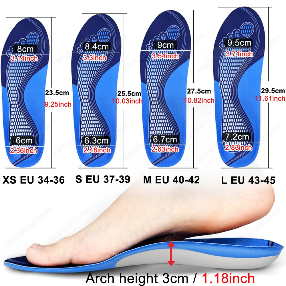 Orthopedic Insoles Flat Foot Correction Treatment For Collapse Of Transverse Arch of Foot Supporting Feet Improve X/O Leg Shape