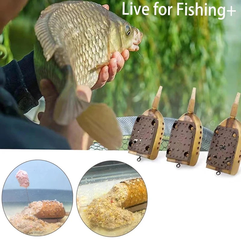 YOTO Karpfenangeln-Feederkorb und Pellet-Feeder (30 g/40 g/50 g) – Inline-Feeder, Mackot-Feeder, Angelzubehör und Kerngewichte