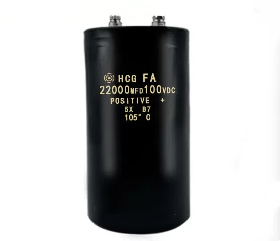 100V22000uf High Quality Electrolytic capacitor Radial 22000UF 100V 50x105mm