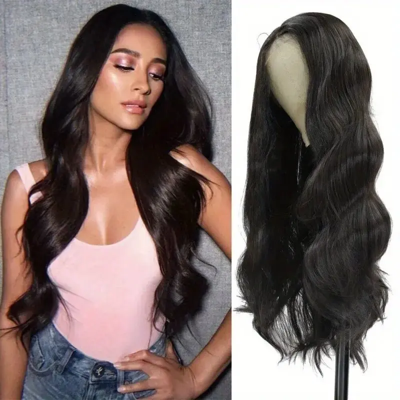 Rosabeauty HD Transparent Body Wave Lace Frontal Wig 13X4 Front 100% Human Hair 5X5 Glueless Wig 250% Density Nature Color