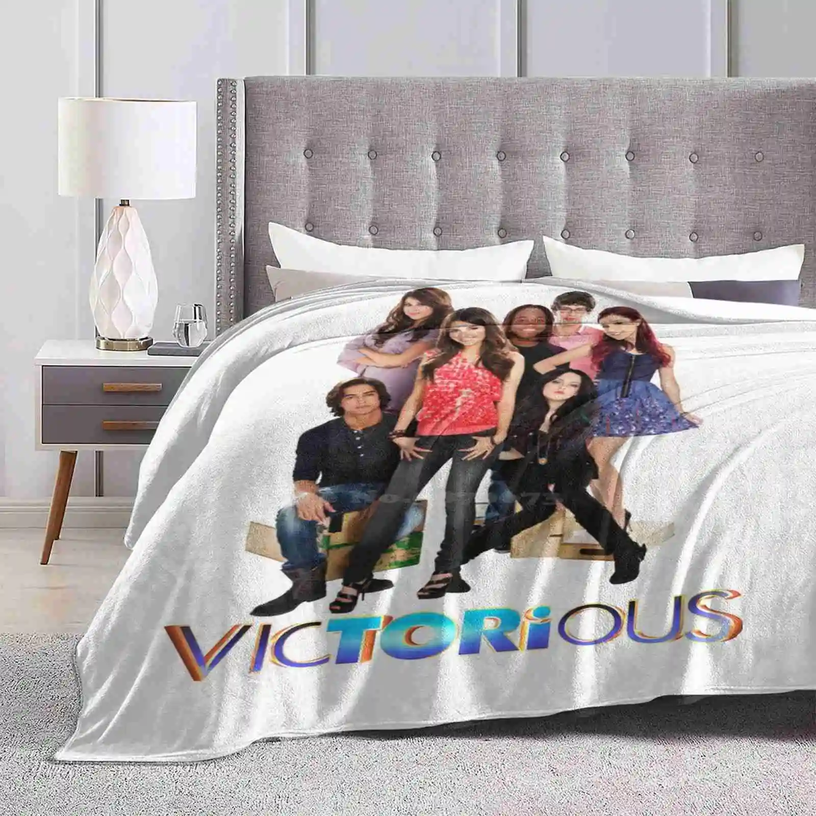 Victorious Top Quality Comfortable Bed Sofa Soft Blanket Victorious American Tv Sitcom Bible Verse Christian Andre California