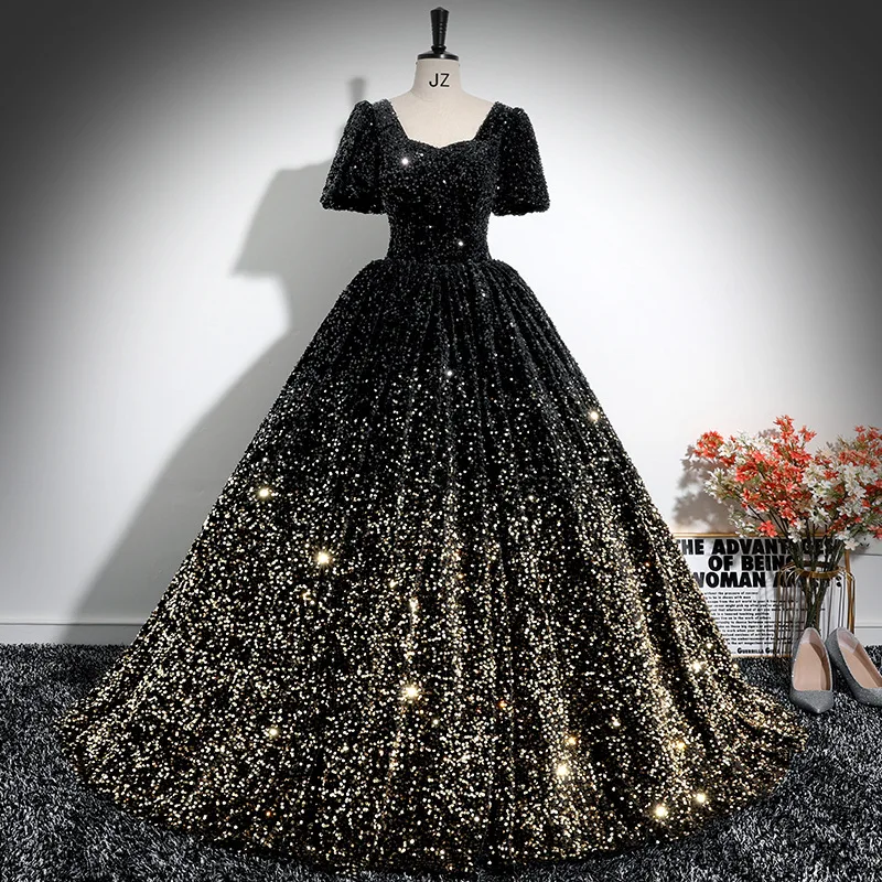 

Ladies' Evening Dress Vocal Art Exam, Voice of America Solo, Adult Ceremony Annual Meeting, Piano Performance Host, Puffy Skirt
