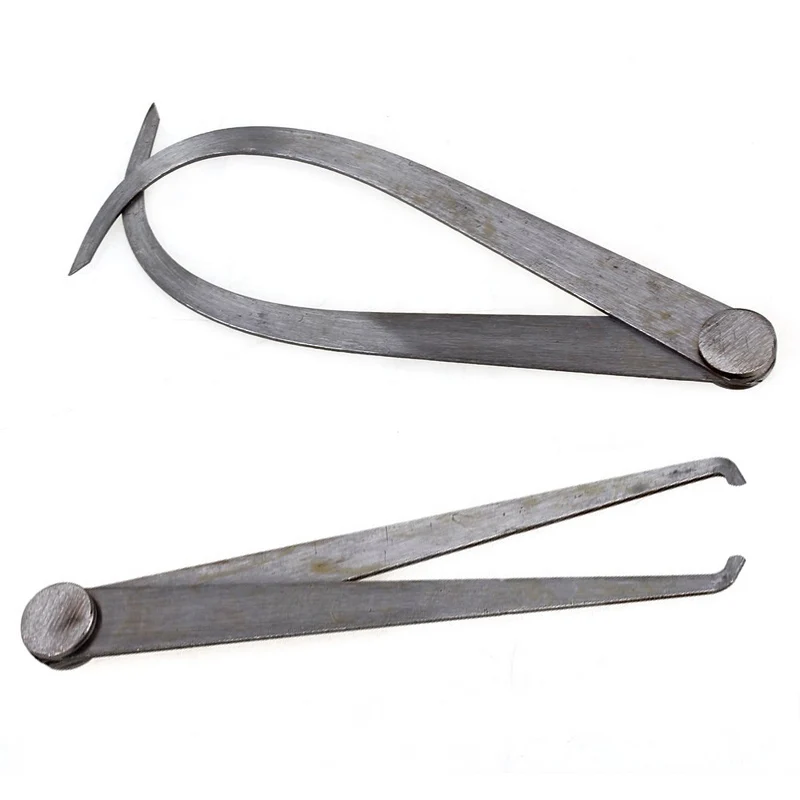 2pcs Caliper Stainless Steel Calipers Pottery Clay and Sculpture Carving Hand Tool