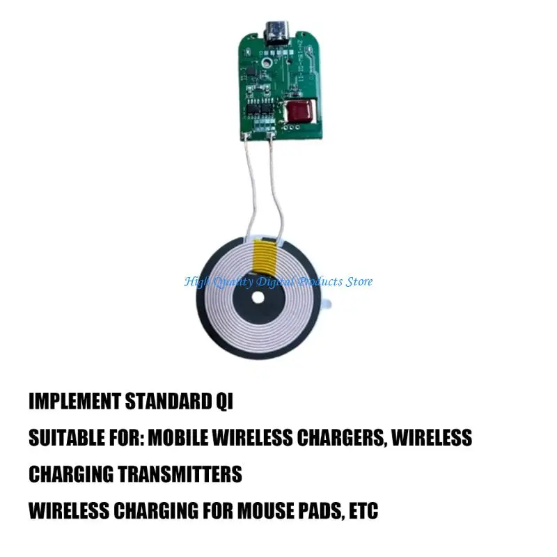 U2JE 15W Fast Charging Wireless Transmitter Module Wireless Chargers Module Works Through Phone Case Up To 8Mm