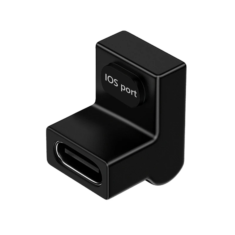 Type-C Female PD20W To 8 Pin Adapter U Shape 8 Pin Angle Adapter 180 Degree Angled Elbow Converter Adapter​ for iPhone for Ipad