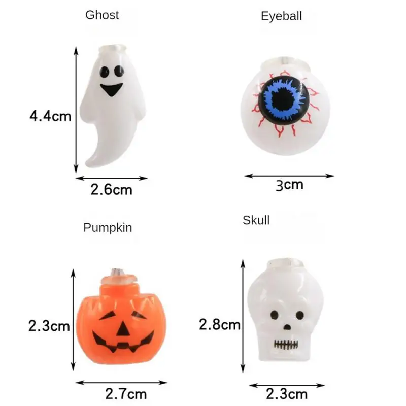 Luzes LED String para decoração de festa de Halloween, abóbora, crânio, mão, morcego, folhas de bordo, guirlanda, iluminação de fadas, casa, jardim