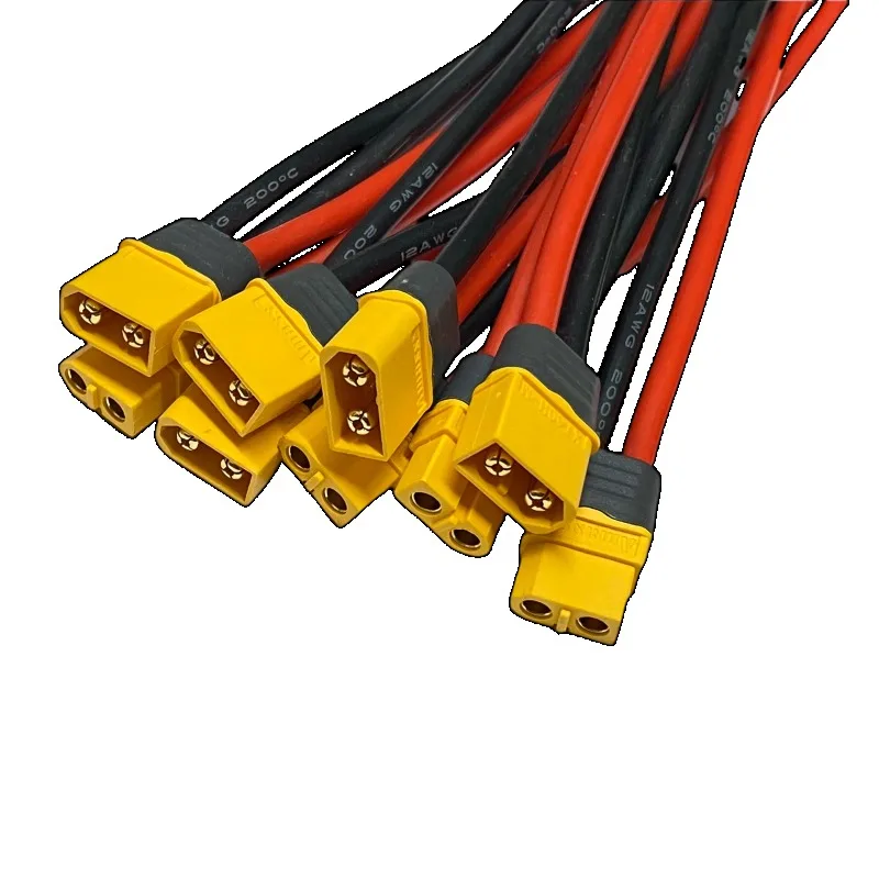 XT60 Plug Female Male Connector Adapter with Silicone Wire for RC Lipo Battery Cable Drone Wire Cable Connectors Terminal